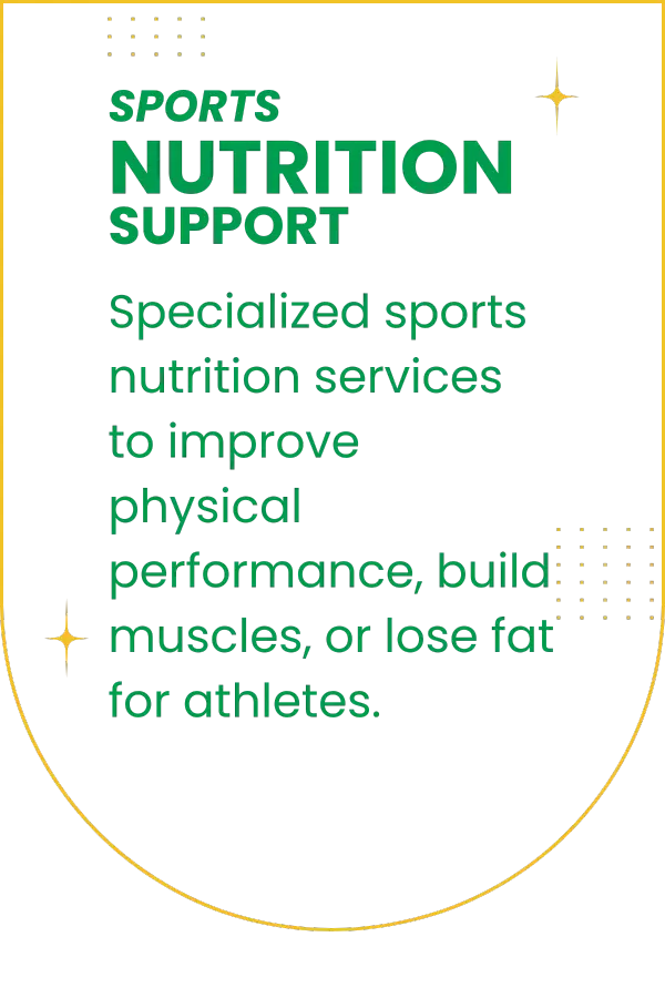 Sports nutrition plan for muscle building and performance enhancement